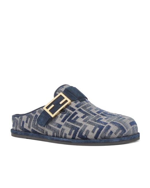 Fendi Blue Sandals