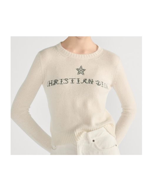 Dior White Sweater