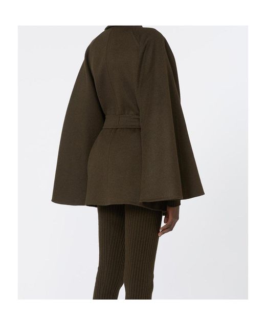 Max Mara Brown Verna Oversized Belted Coat