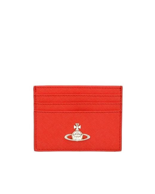 Vivienne Westwood Red Square Card Holder