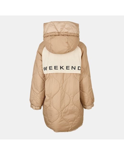Weekend by Maxmara Natural Hooded Down Jacket