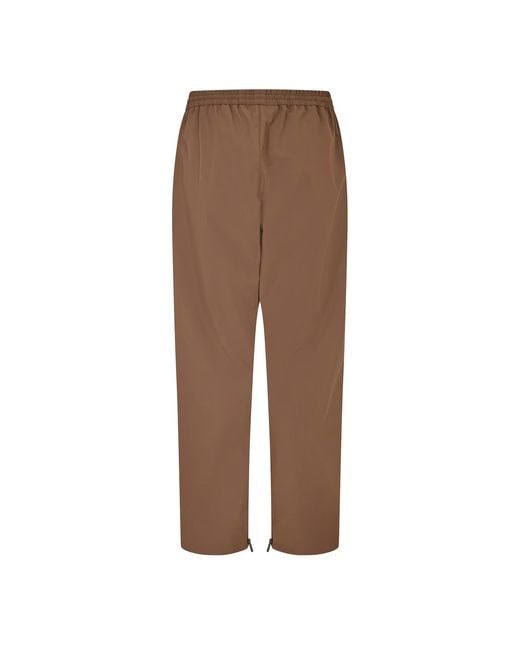 Fear Of God Brown Drawstring Logo Sweatpants