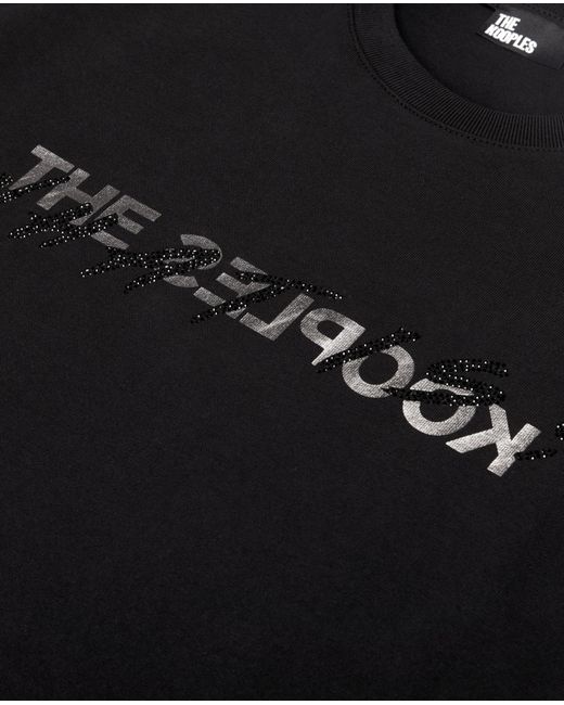 The Kooples Black Short-Sleeved T-Shirt