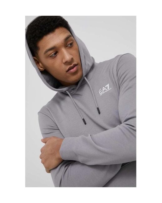 EA7 Gray Hoodie for men