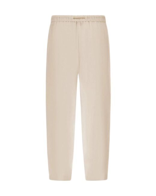 Herno Natural Drawstring-Waist Trousers