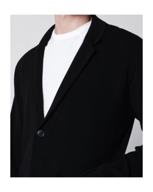 Roberto Collina Blue Two-Button Knitted Jacket for men