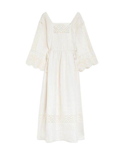 Weekend by Maxmara White Feminine Dress