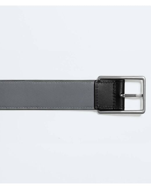 Bottega Veneta Black Intrecciato Piccolo Belt for men