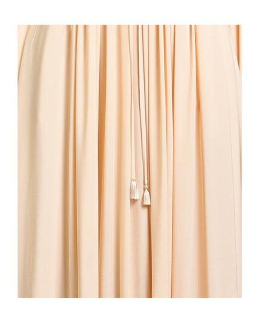 Weekend by Maxmara Natural V-Neck Long Sleeve Flared Skirt