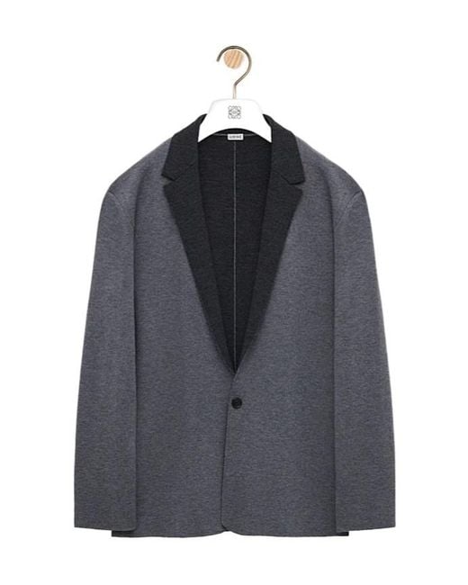 Loewe Blue Long-Sleeved Jacket for men