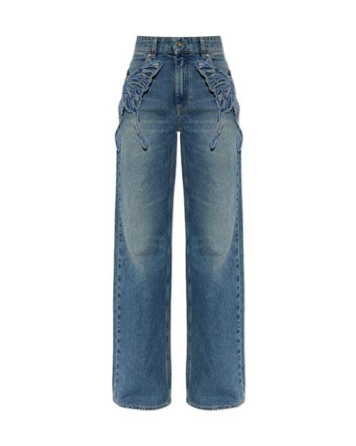 Blumarine Blue Butterfly Jeans