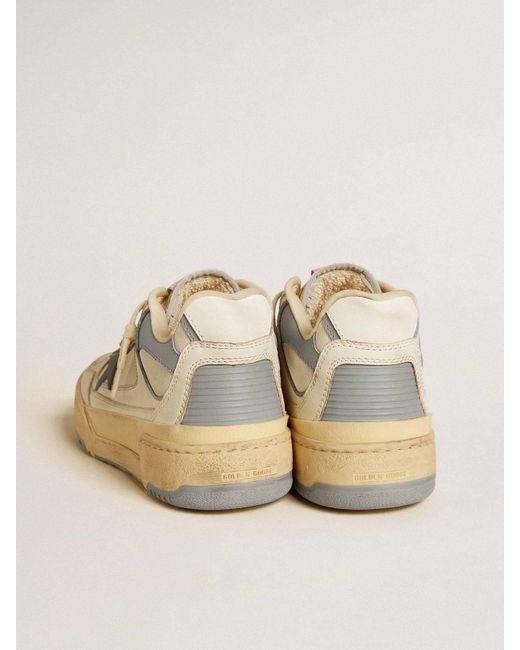 Golden Goose Deluxe Brand Natural Forty 2 Lace-Up Sneakers