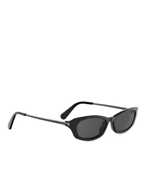 Dior White Eyewear D-Moon B2I Butterfly Frame Sunglasses