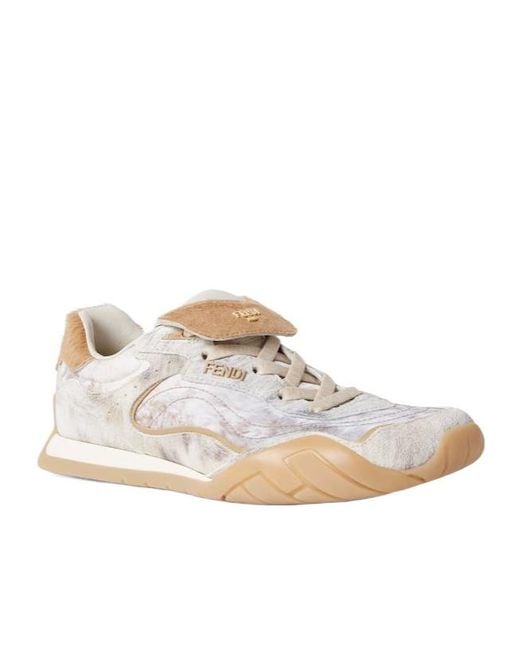 Fendi Natural Sneakers