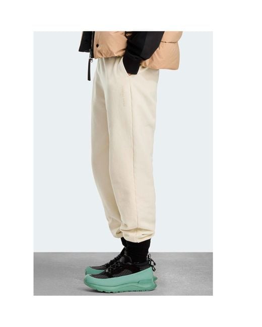Canada Goose White Cotton Drawstring Sweatpants