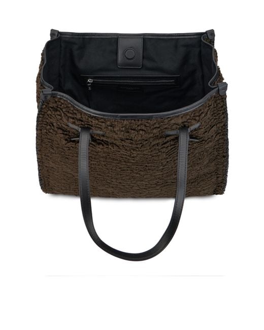 Gianni Chiarini Black Double-Handle Tote Bag