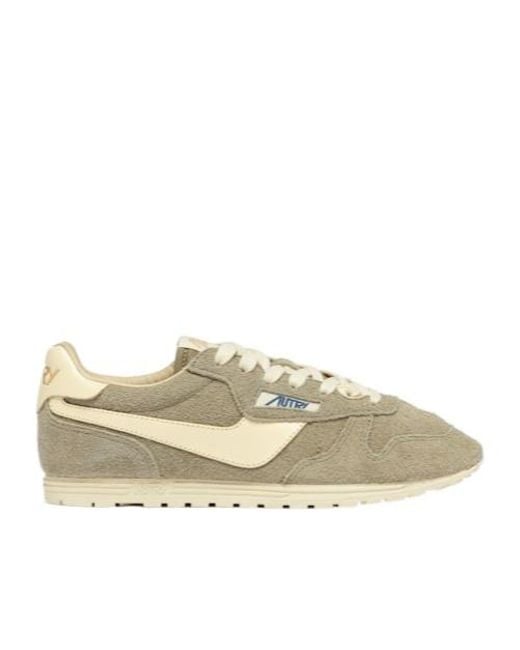 Autry Multicolor Windspin Perforated Low-Top Sneakers