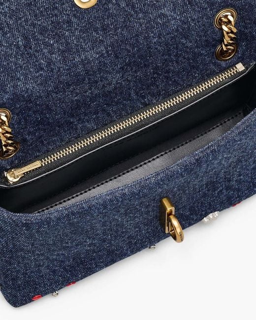 Marc Jacobs Blue Mini The Trinket Denim Crossbody Bag