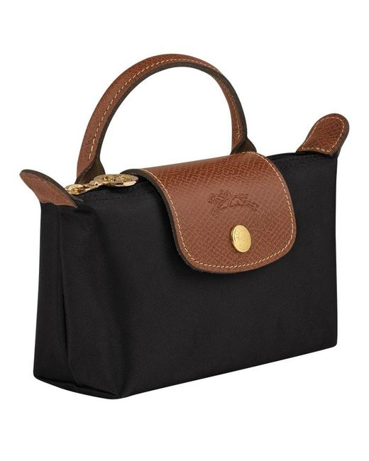 Longchamp Blue Le Pliage Zipped Tote Bag