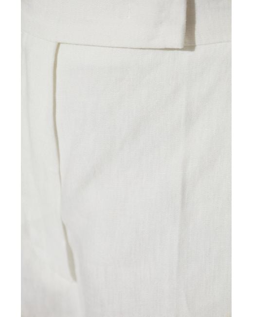 Max Mara White Sequoia Trousers