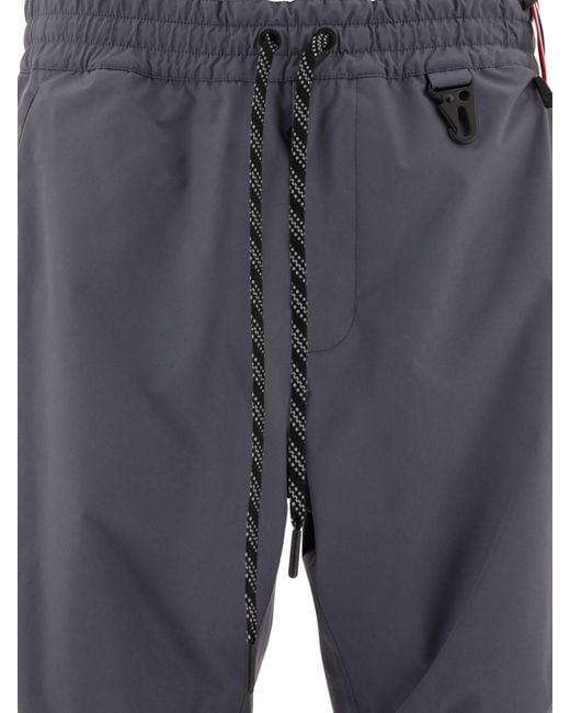 Moncler Gray Grenoble Drawstring Sport Trousers for men