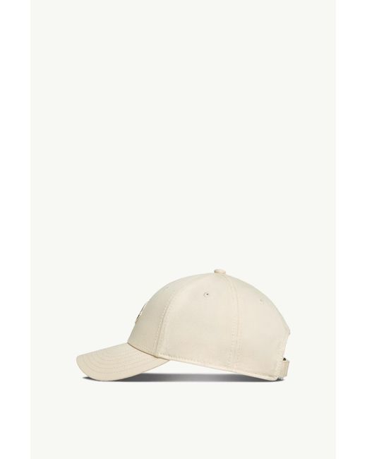 Moncler White Logo Hat