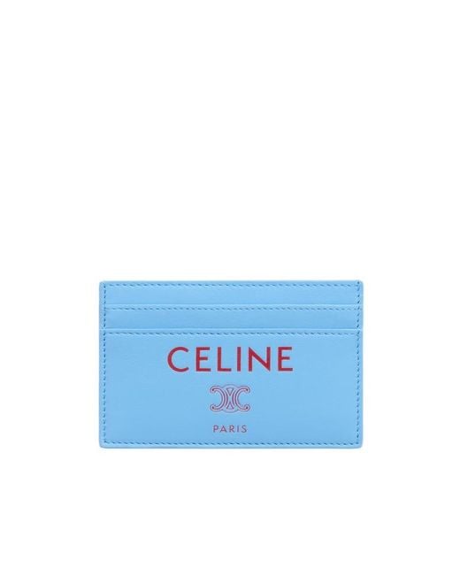 Céline Blue Card Holder for men
