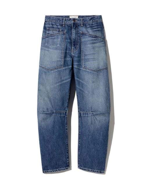 Nili Lotan Blue Belt Loop Jeans