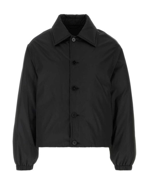 Jil Sander Black Padded Down Jacket for men