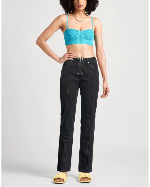 Isabel Marant Black Denim Trousers