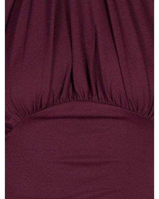 Rabanne Purple Crew-Neck T-Shirt