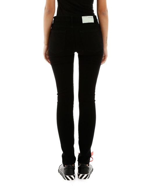 Off-White c/o Virgil Abloh Black Skinny Leg Jeans