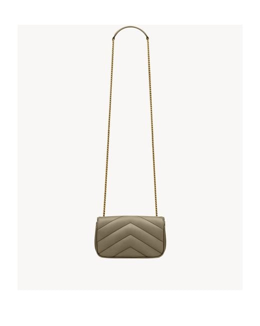 Saint Laurent White Loulou Mini