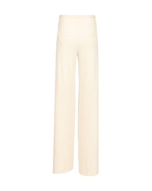 Rick Owens White Farrah Casual Pants