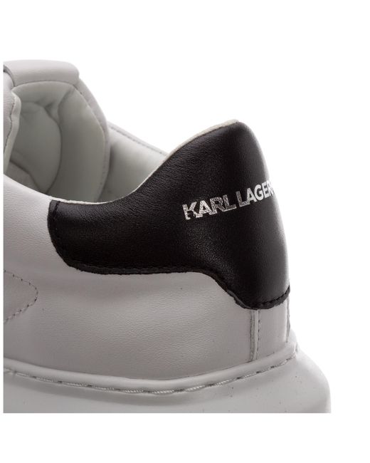 Karl Lagerfeld Gray Logo Print Casual Sneakers for men