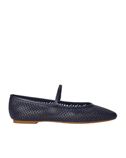 Ralph Lauren Blue Jayna Ballet Flats
