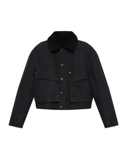 DSquared² Black Buttoned Cropped Jacket