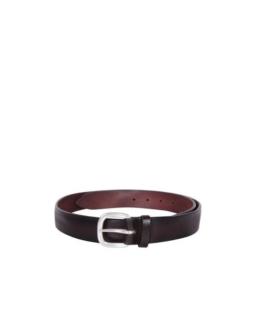 Orciani White Buckle Belt for men