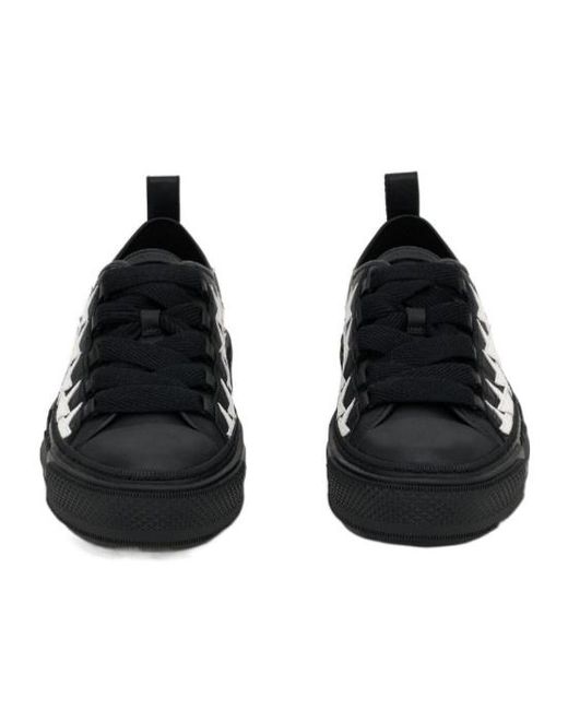 Amiri Black Sneaker With Molded Rubber Sole And Leather Star Appliqués for men