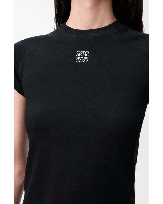 Loewe Black "Anagram" T-Shirt