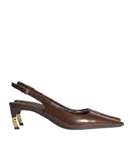 Gucci Brown Castello Slingback