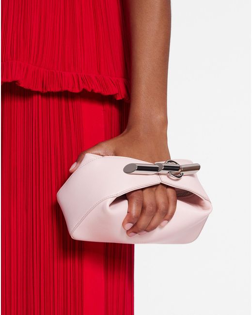 Lanvin Pink Haute Sequence Zip-Up Clutch Bag