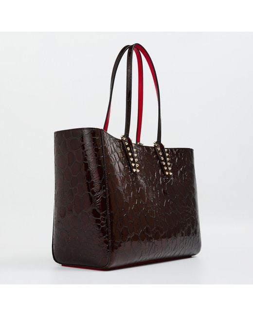 Christian Louboutin Brown Leather Tote Bag