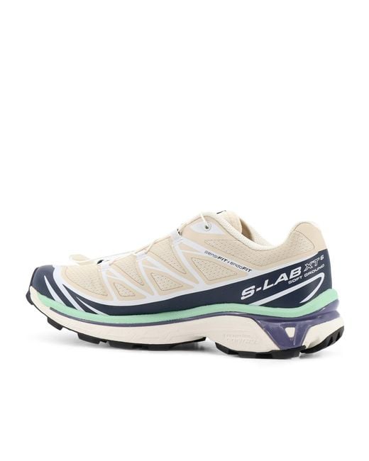 Salomon Lab White Salomon Panelled Sneakers for men
