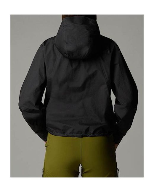 The North Face Black Drawstring Packable Rain Jacket