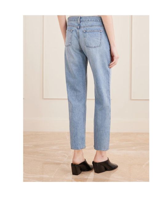 Nili Lotan Blue Belt Loop Jeans