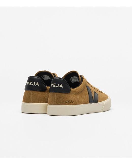 Veja Brown Lace-Up Low-Top Sneakers for men