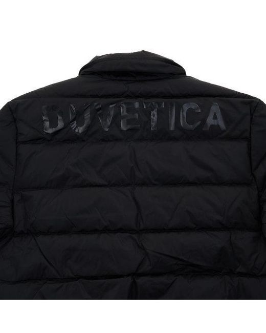 Duvetica Blue Lapel Long-Sleeved Cotton Suit for men