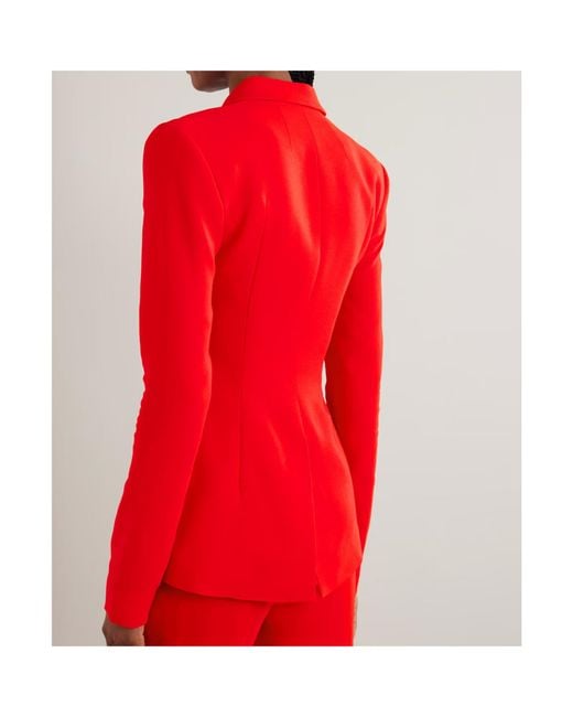 TOVE Red Merl Buttoned Flap-Pocket Blazer