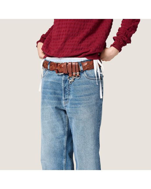 Miu Miu Blue Washed Denim Jeans
